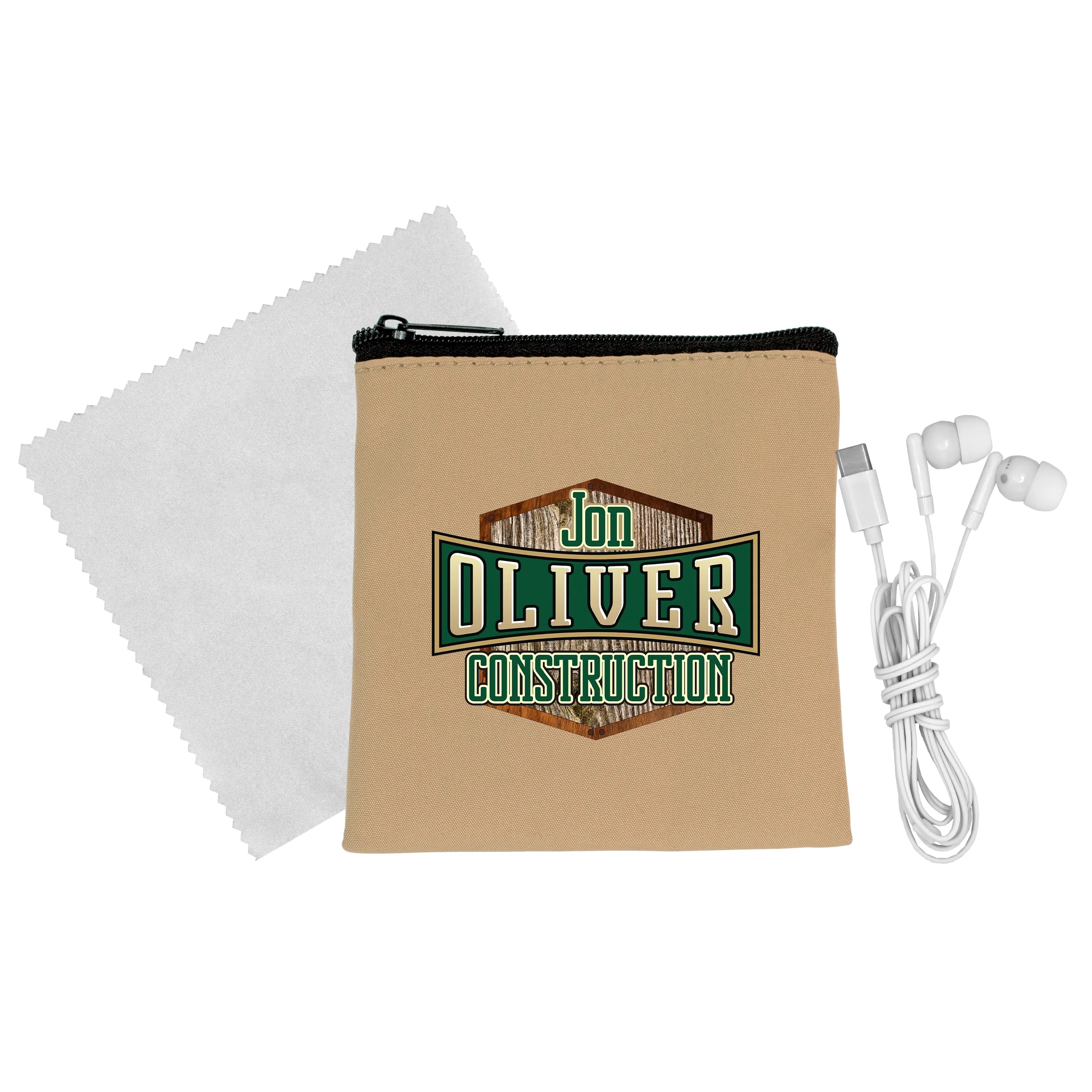 Executive Cloth & Ear Bud Set 19