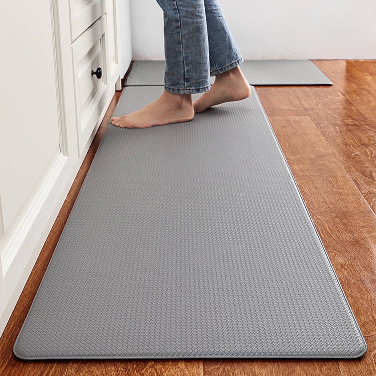 PVC Non-slip Anti-oil Kitchen Long Floor Mat 4