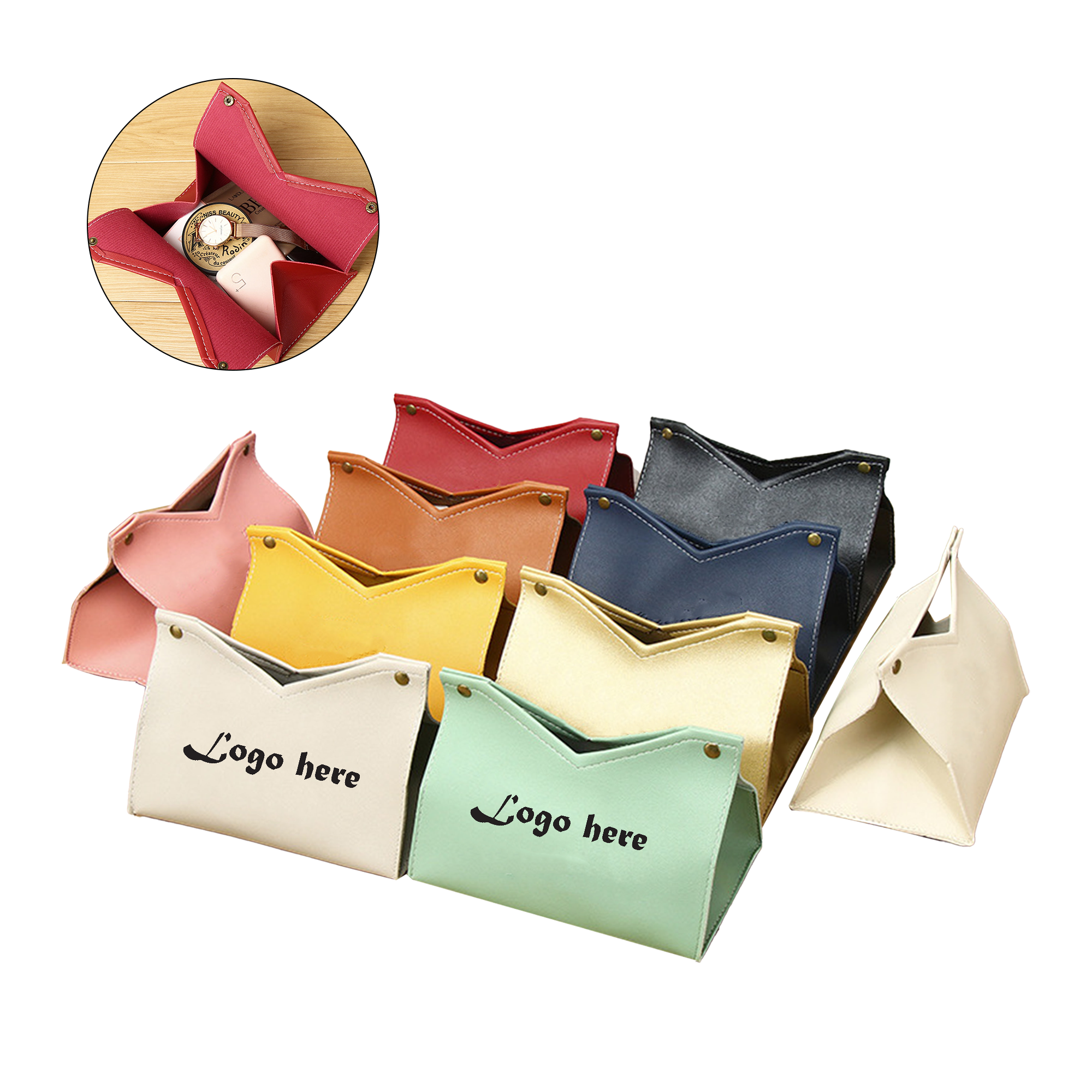 Creative Leather Paper Towel Holder 3