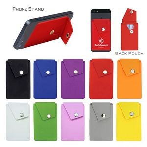 Silicone Snap Phone Wallet With Secure Closure 17