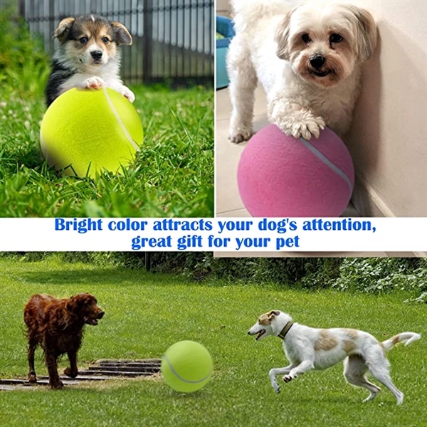 9.5" Inflatable Giant Pet Tennis Balls 3