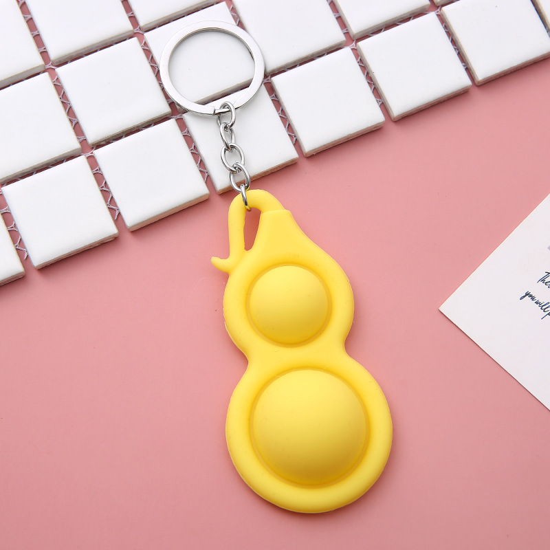 Mini Push Bubble Sensory Fidget Keychain 8