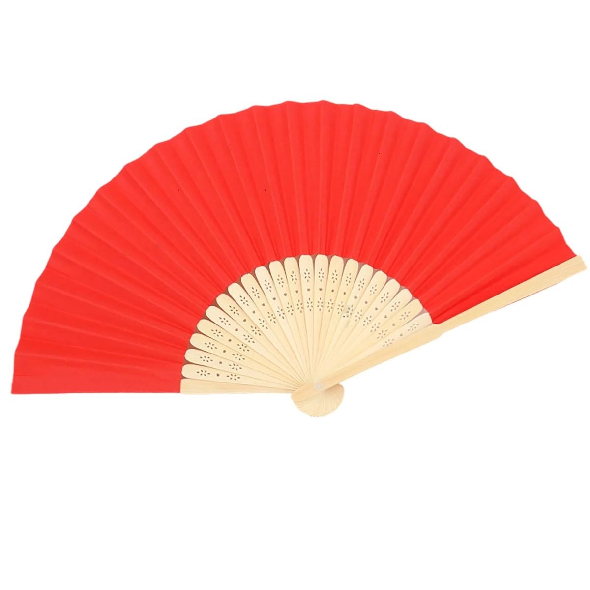 14.96 Inch Paper Fan with Bamboo Frame Lightweight Design 16