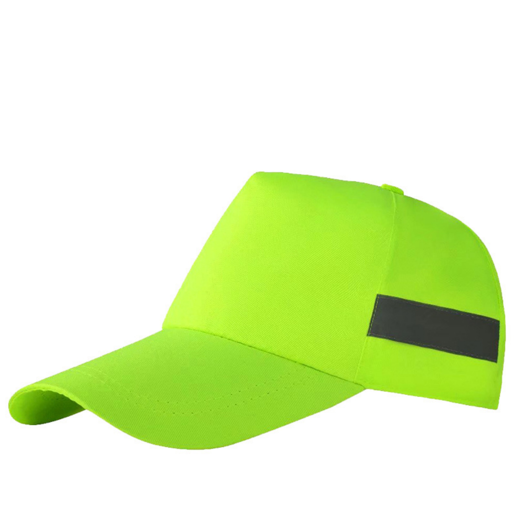 High Vis Baseball Cap with Reflective Trim Safty Constructed Hat 3