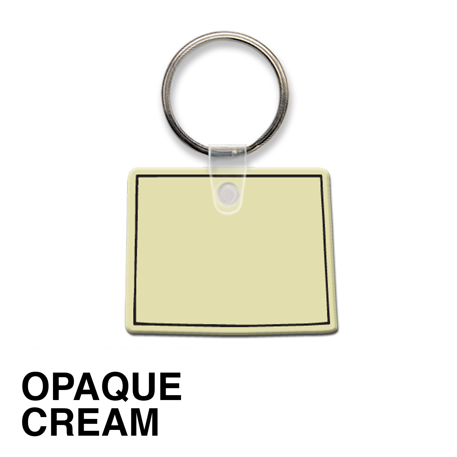 Wyoming State Shape Key Tag (Spot Color) 8