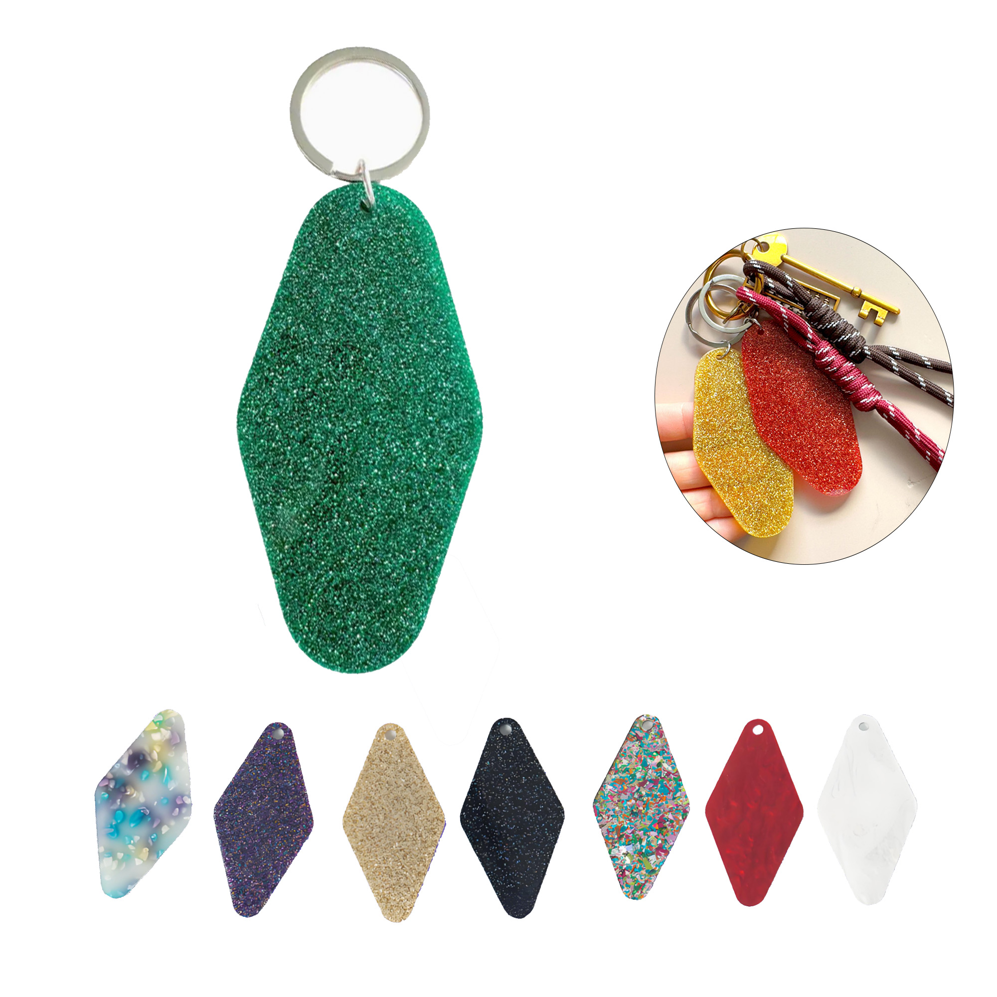 Plastic Namebrand Keychain 2