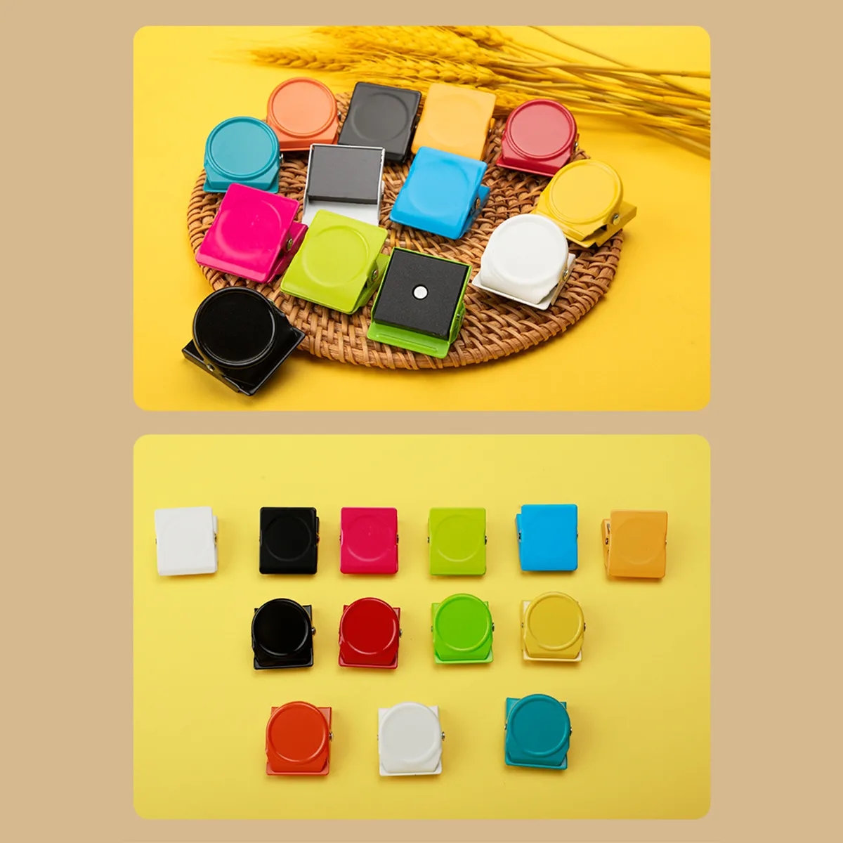 Colorful Fridge Magnetic Clips Heavy Duty Magnets 7