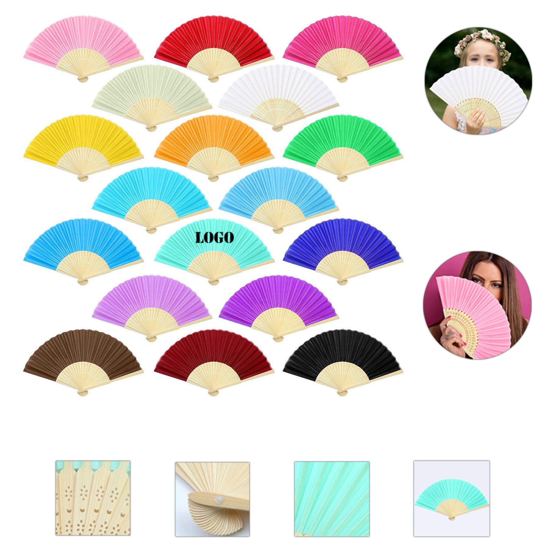 Bamboo Folding Fans 2