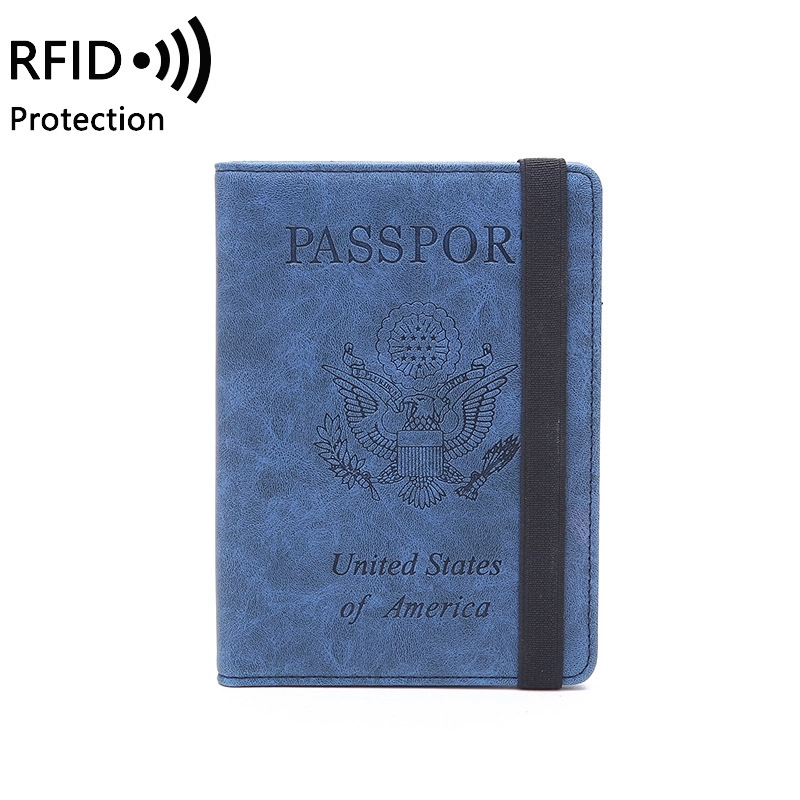 Rfid Blocking Travel Passport Holder Cover Slim Id Card Case 5