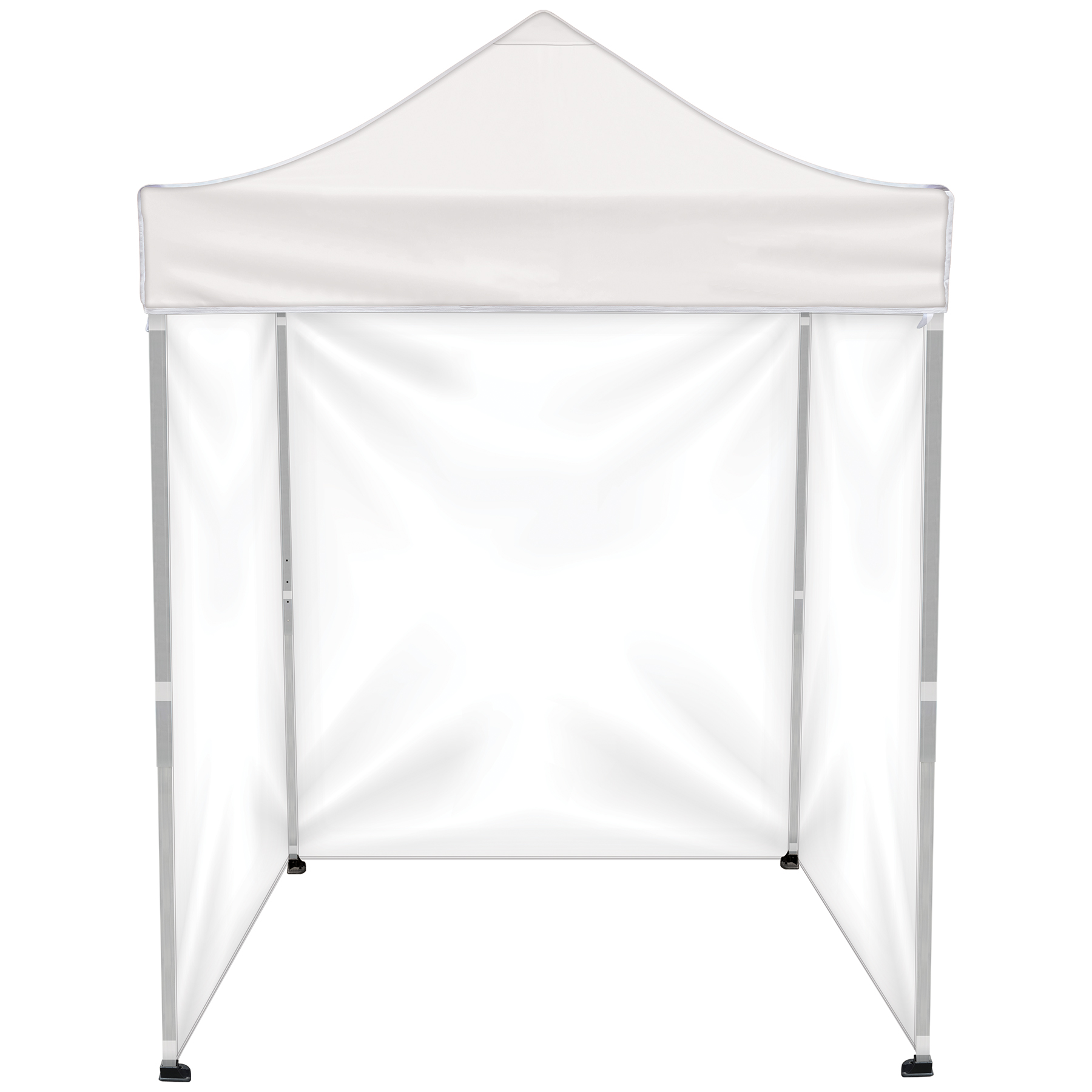 6.5' Square Canopy Tent with 3 Full Single Sided Walls 6