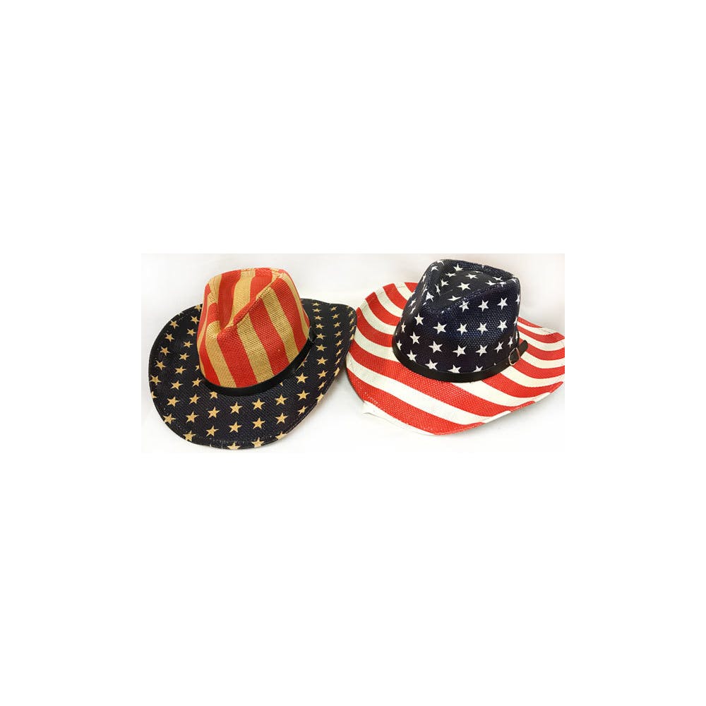 Stars & Stripes Cowboy Hats - Assorted 2