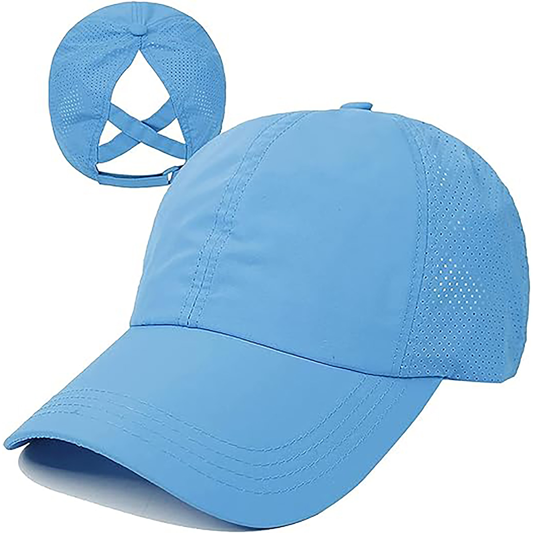 Criss Cross Ponytail Baseball Cap 11
