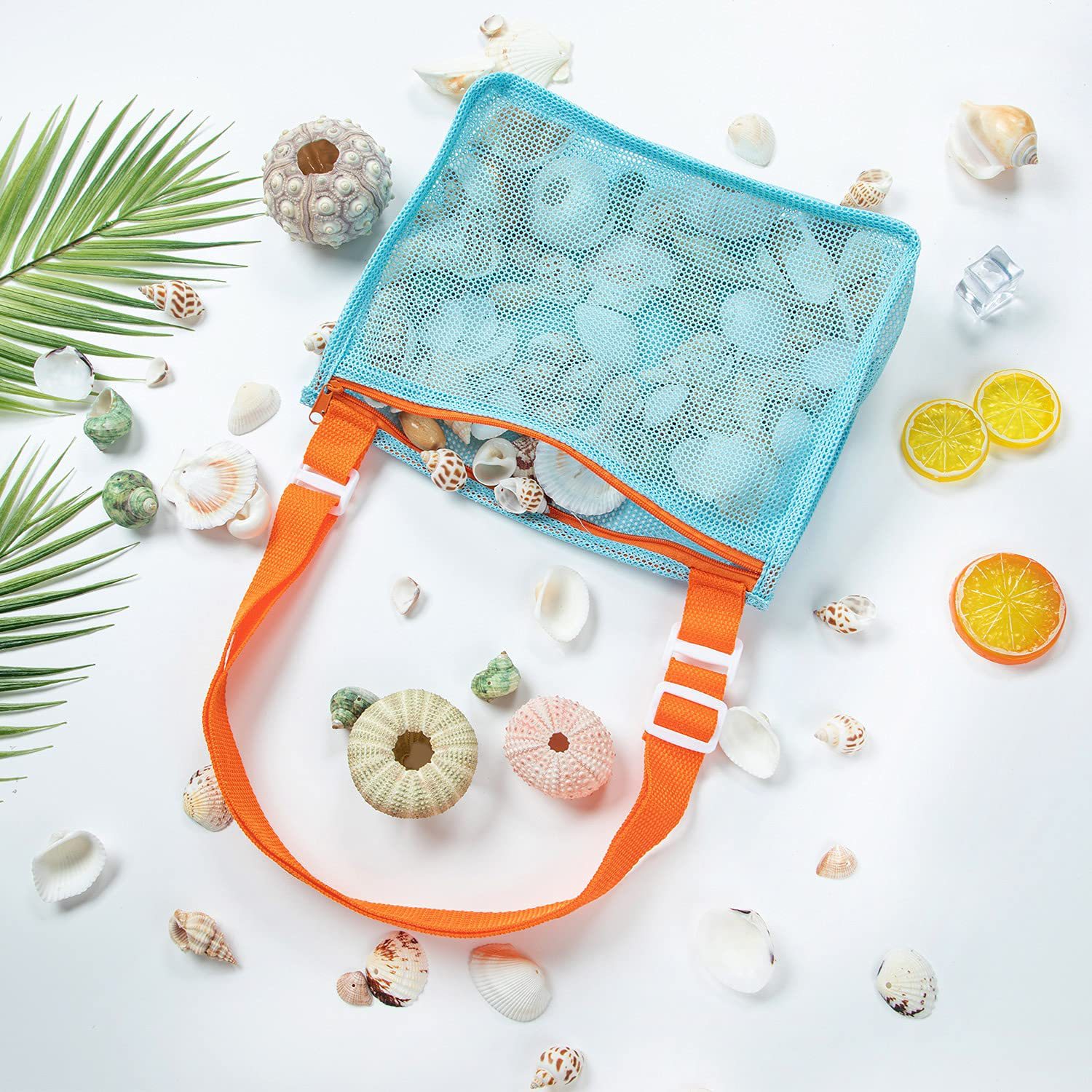 Beach Toy Mesh Beach Bag / Adjustable Straps 4