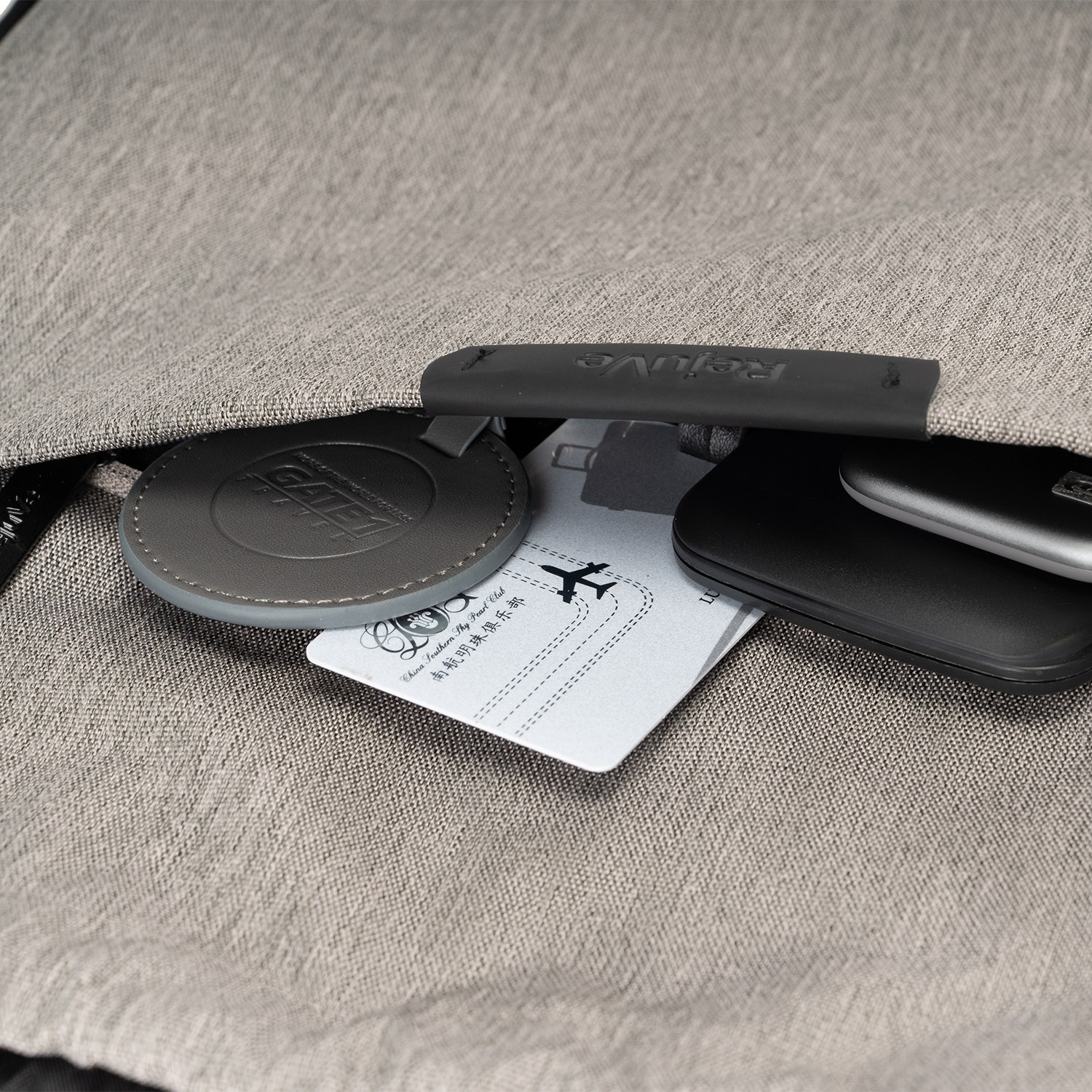 RejuVe® X-PAK Recycled Heather Drawstring Bag 3