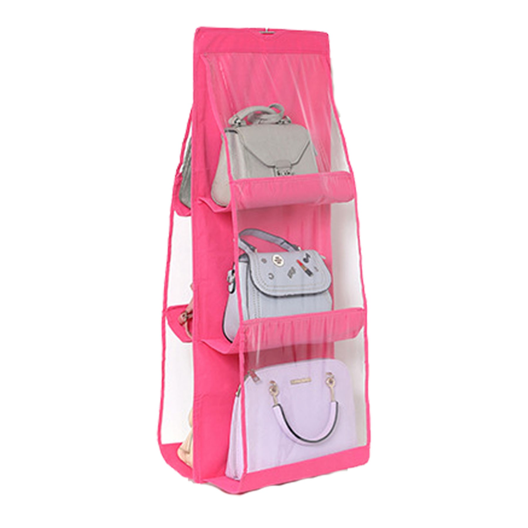 Nonwoven 6Pockets Hanging Closet Storage Bag 1