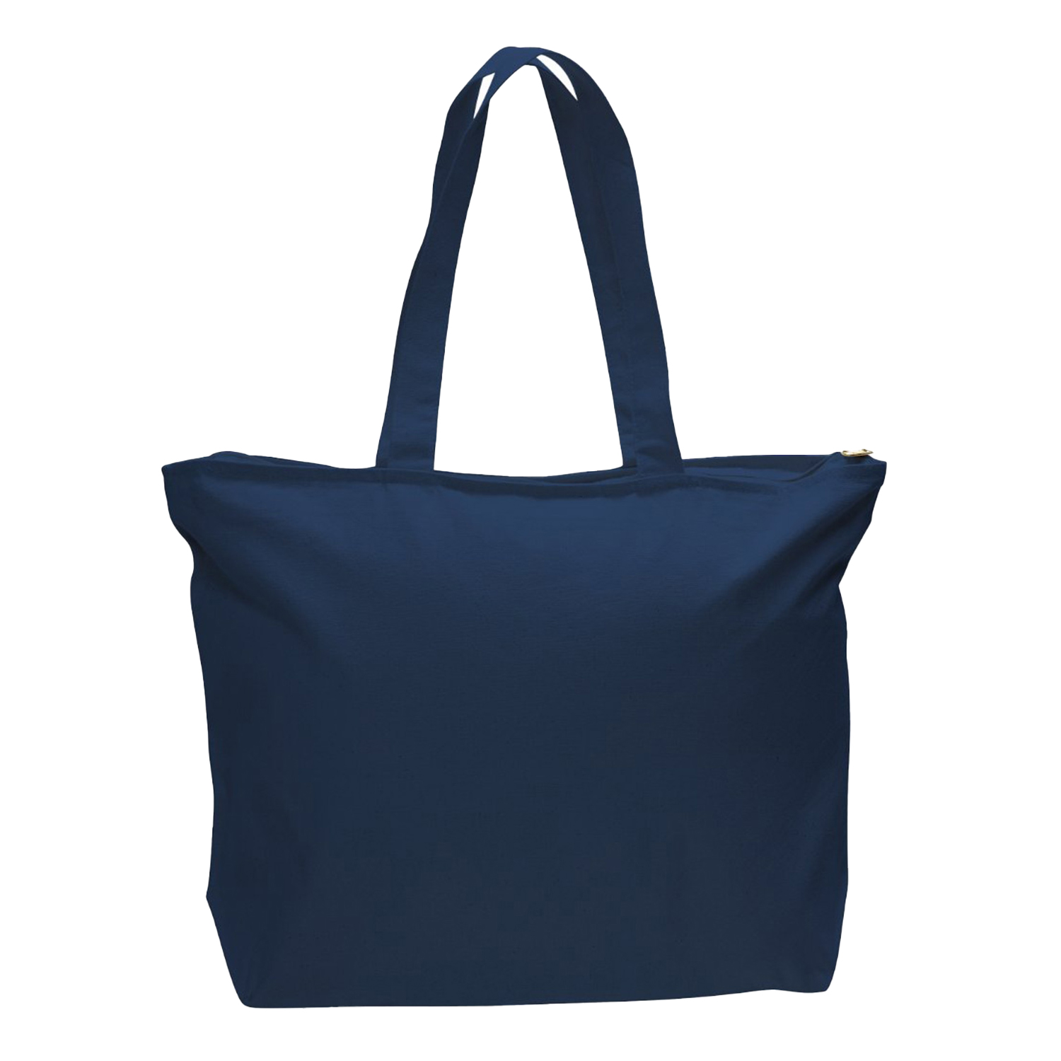 Cotton Canvas Zipper Tote Bag, custom tote bag with logo imprint 4