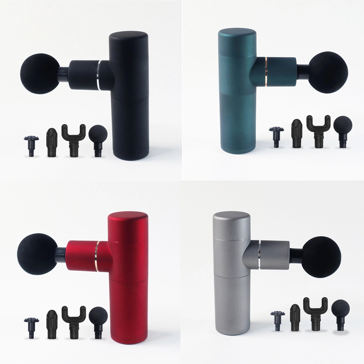 4 Speeds 4 Heads Mini Massage Gun 3