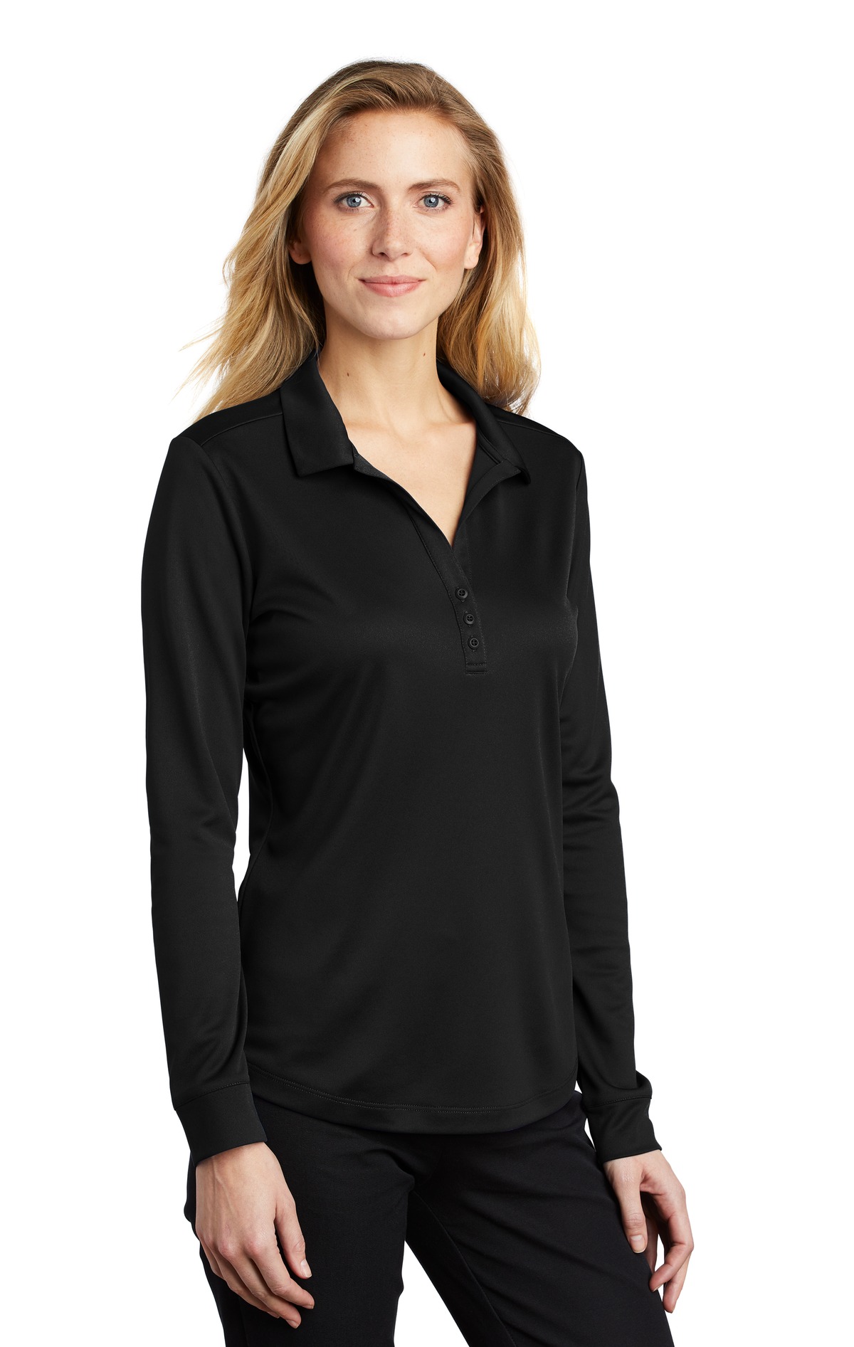 Women's Silk Touch Performance Long Sleeve Polo