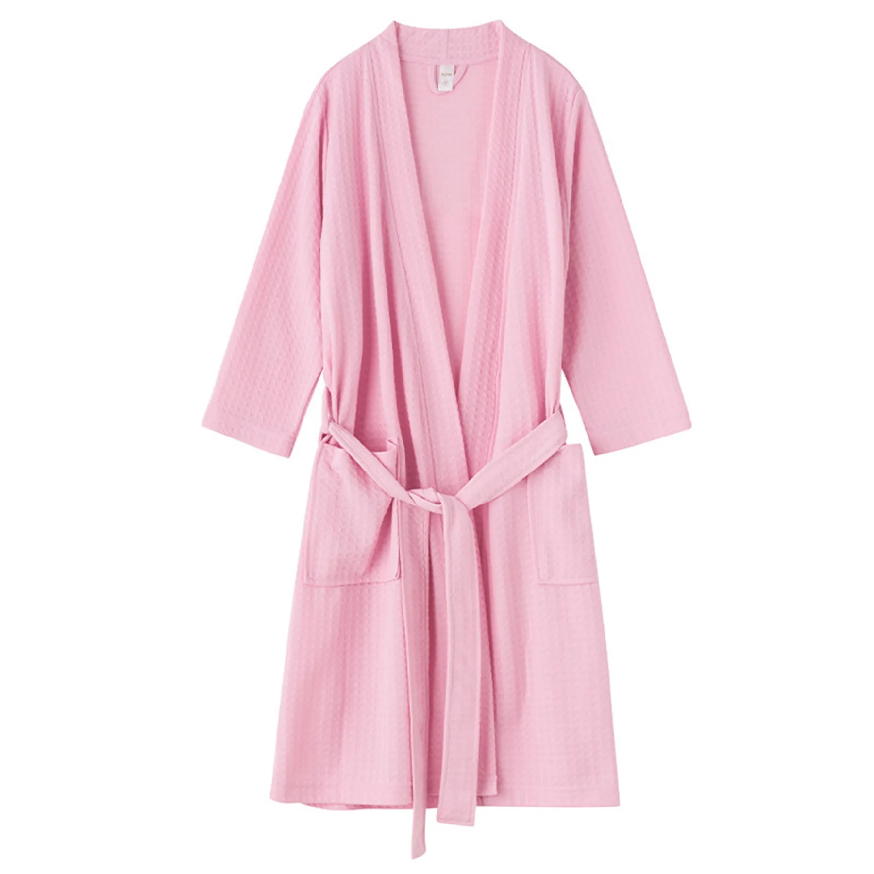 Waffle Weave Bath Robe 6