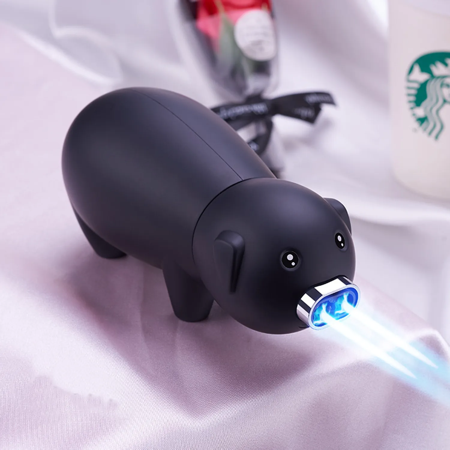 Pig Double Flame Windproof Lighter 2