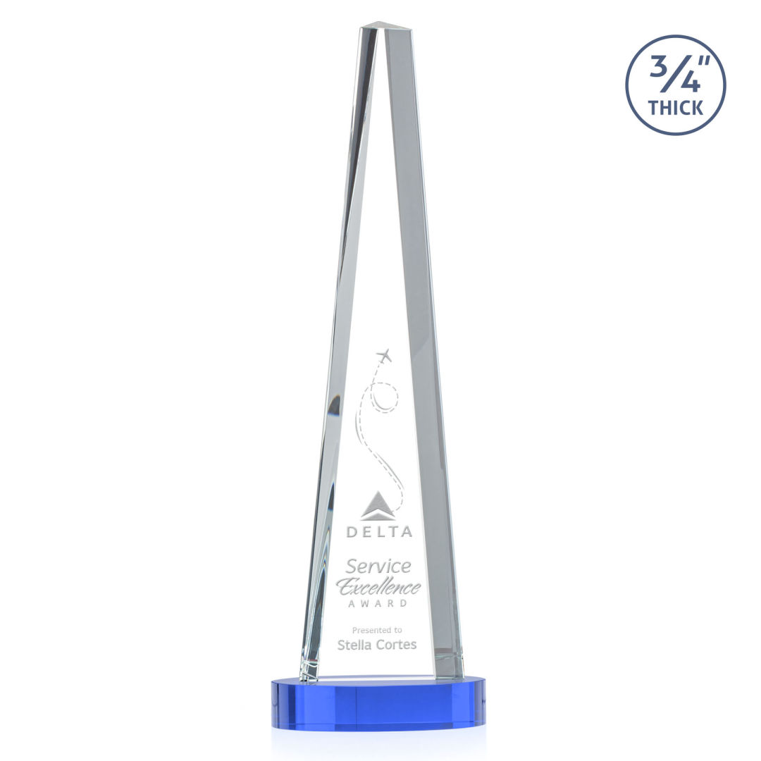 Majestic Tower Award on Alberton Base - Sky Blue 10