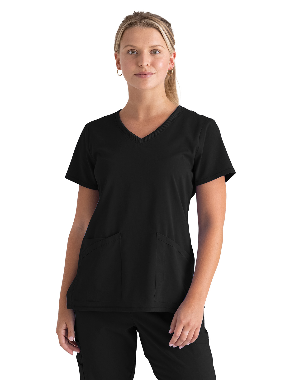 Grey's Anatomy Spandex Stretch - Women's Three-Pocket V-Neck Serena Scrub Top 6