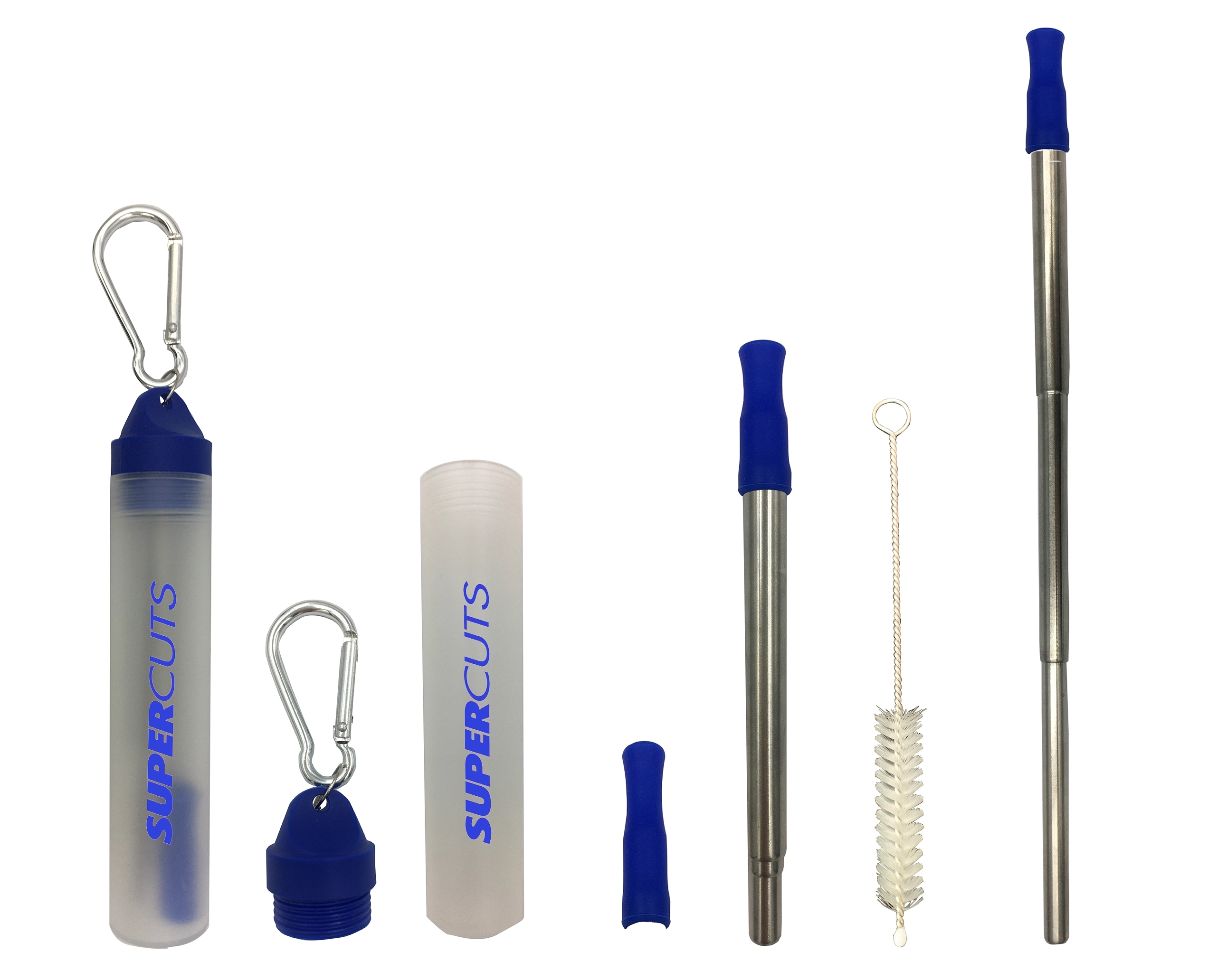 Collapsible Stainless Steel Custom Straw w/ Case 2