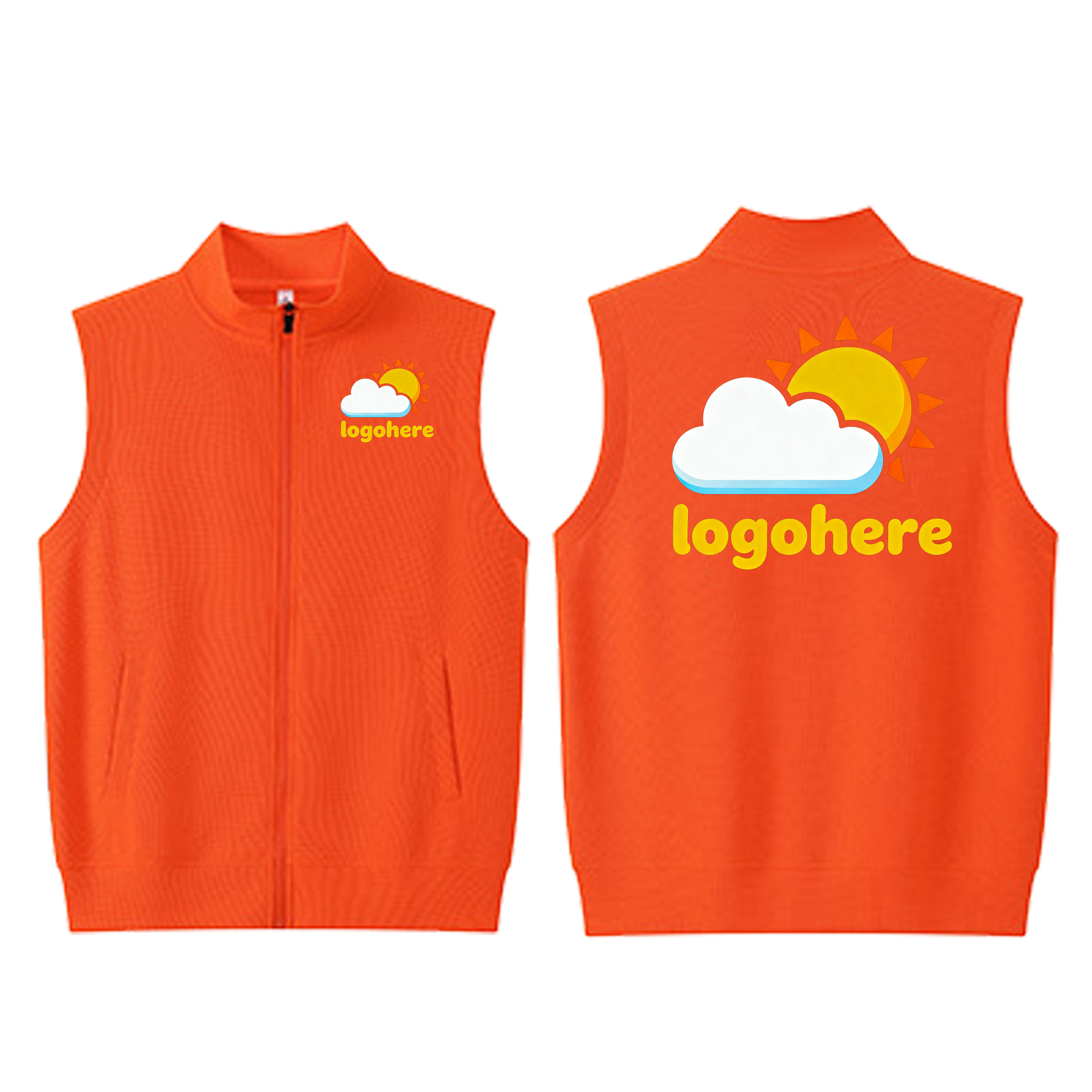Textured Stand Collar Vest For Cold Weather 7