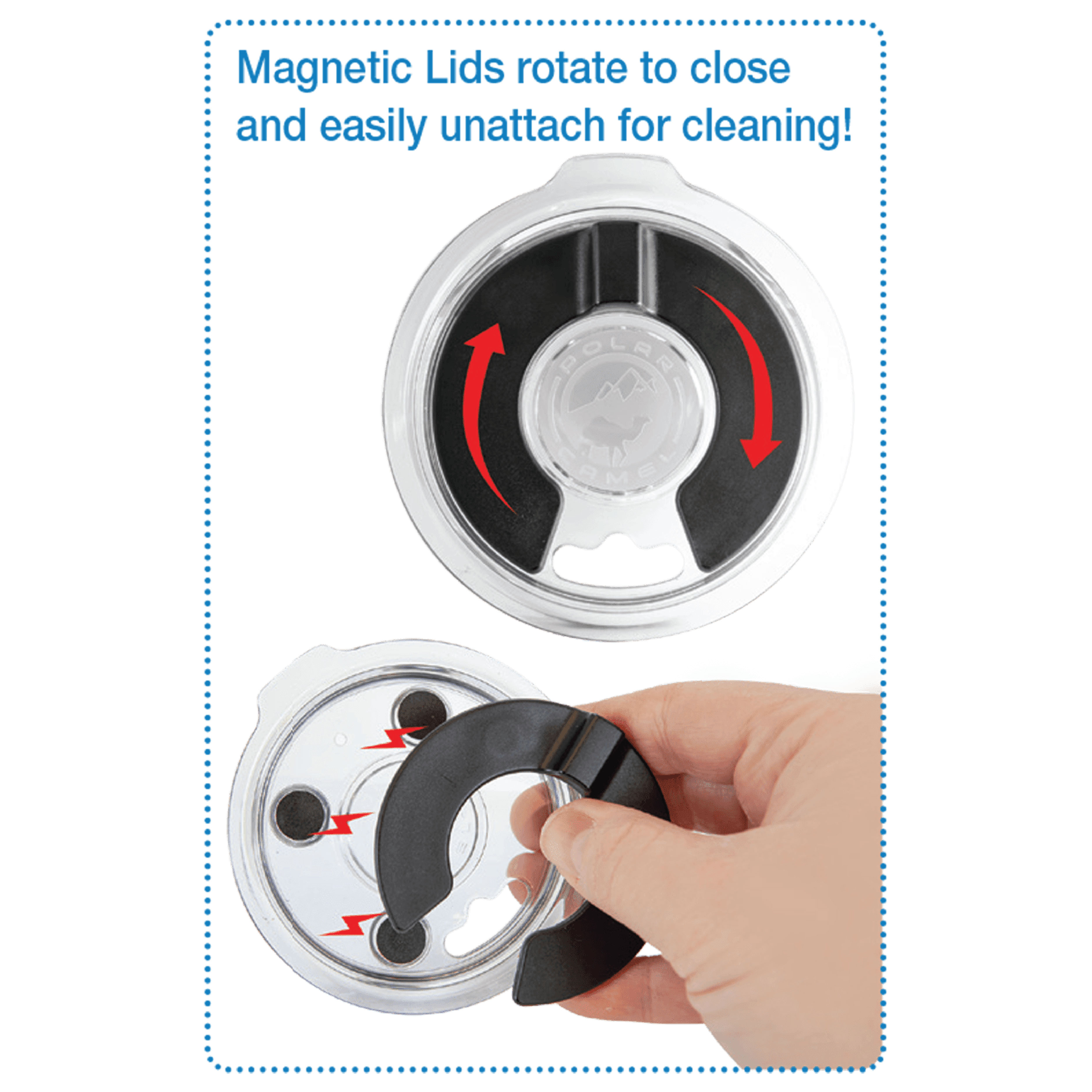 20 Oz. Polar Camel Magnetic Lid 5