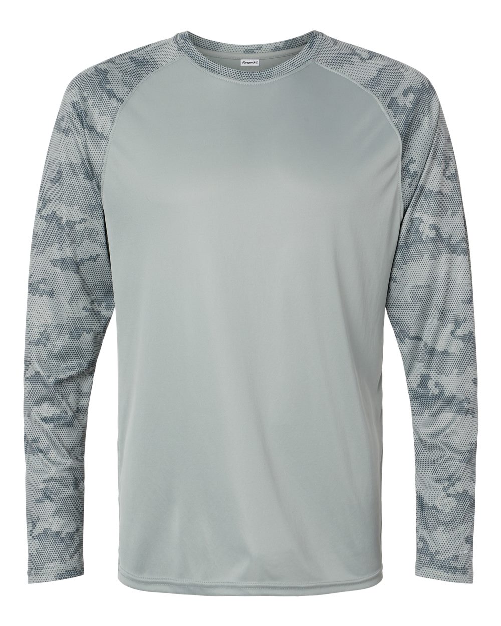 Unisex Cayman Performance Camo Colorblocked Long Sleeve T-Shirt - 216 63