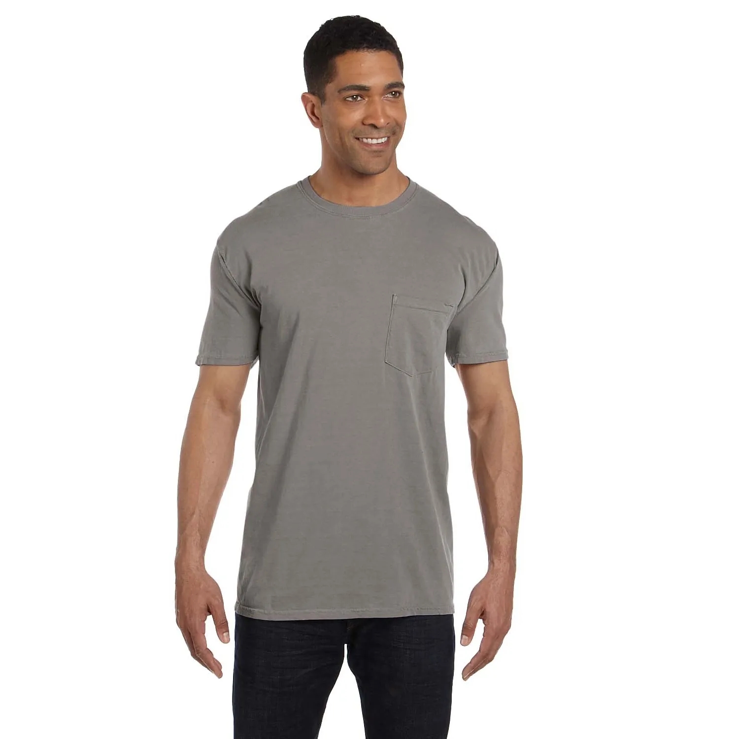 COMFORT COLORS ADULT HEAVYWEIGHT 6.1 OZ. POCKET T-SHIRT 109