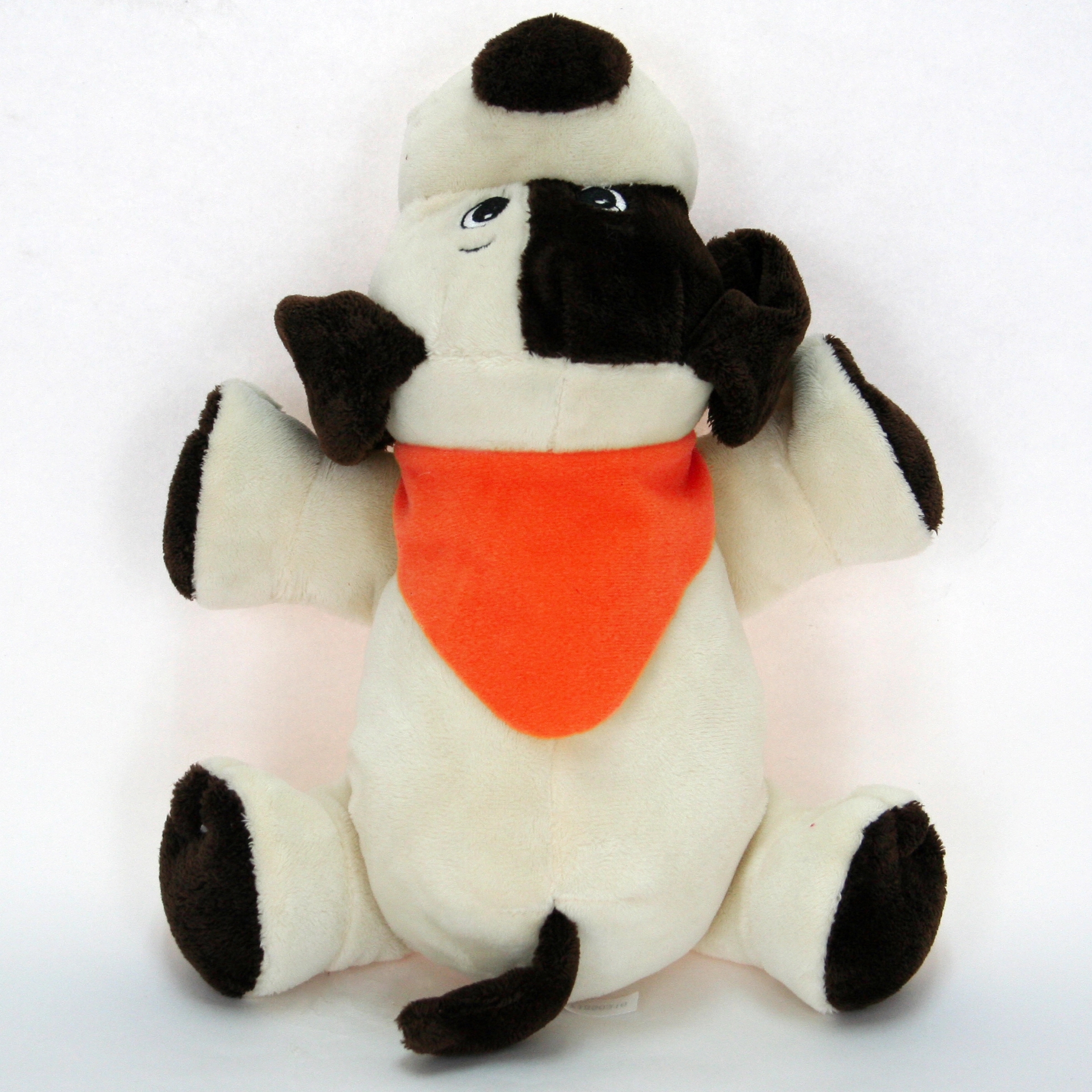 9" Laying Down Dog - Beige 9