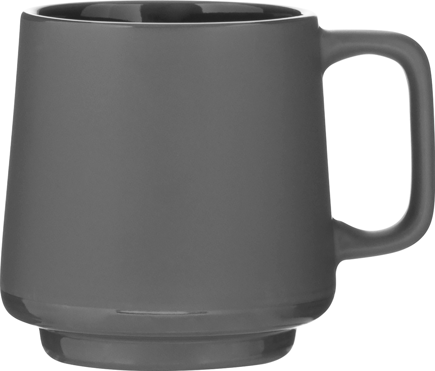 12 oz windsor mug matte gray