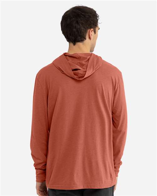 Unisex CVC Hoodie Long Sleeve T-Shirt - 6221 12