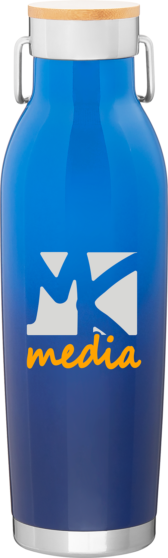 20.9 oz h2go wave, custom water bottle with logo imprint 5