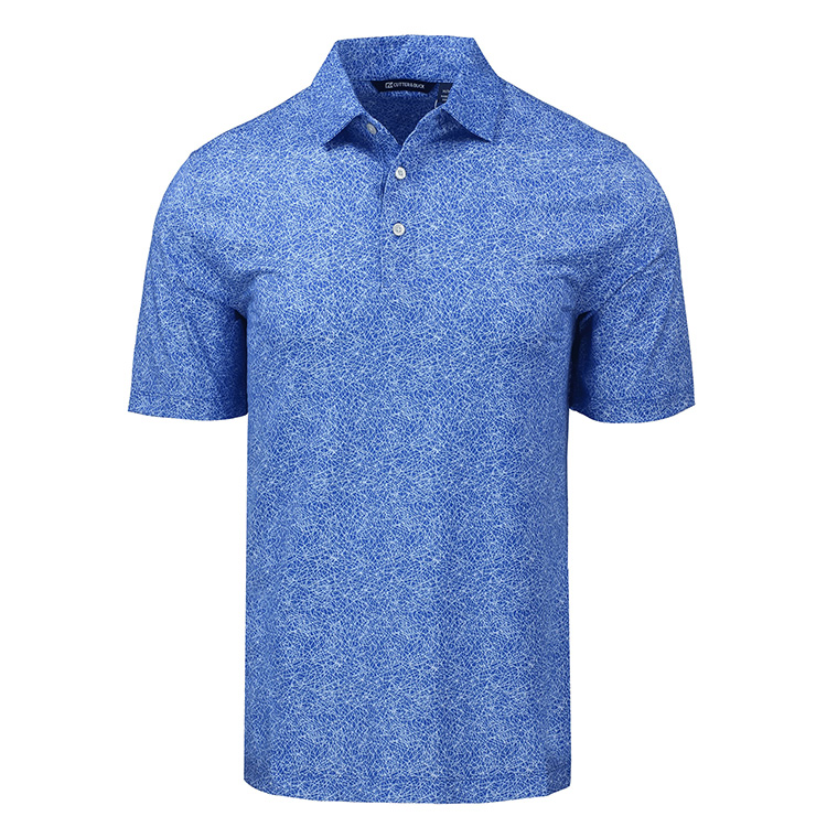 Cutter & Buck Pike Constellation Print Stretch Men's Polo 2
