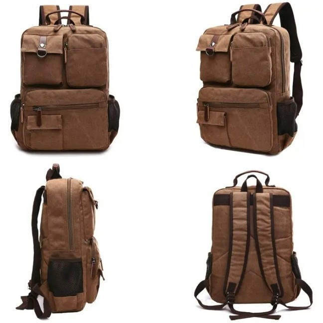 Vintage Large Capacity Canvas Bag 4