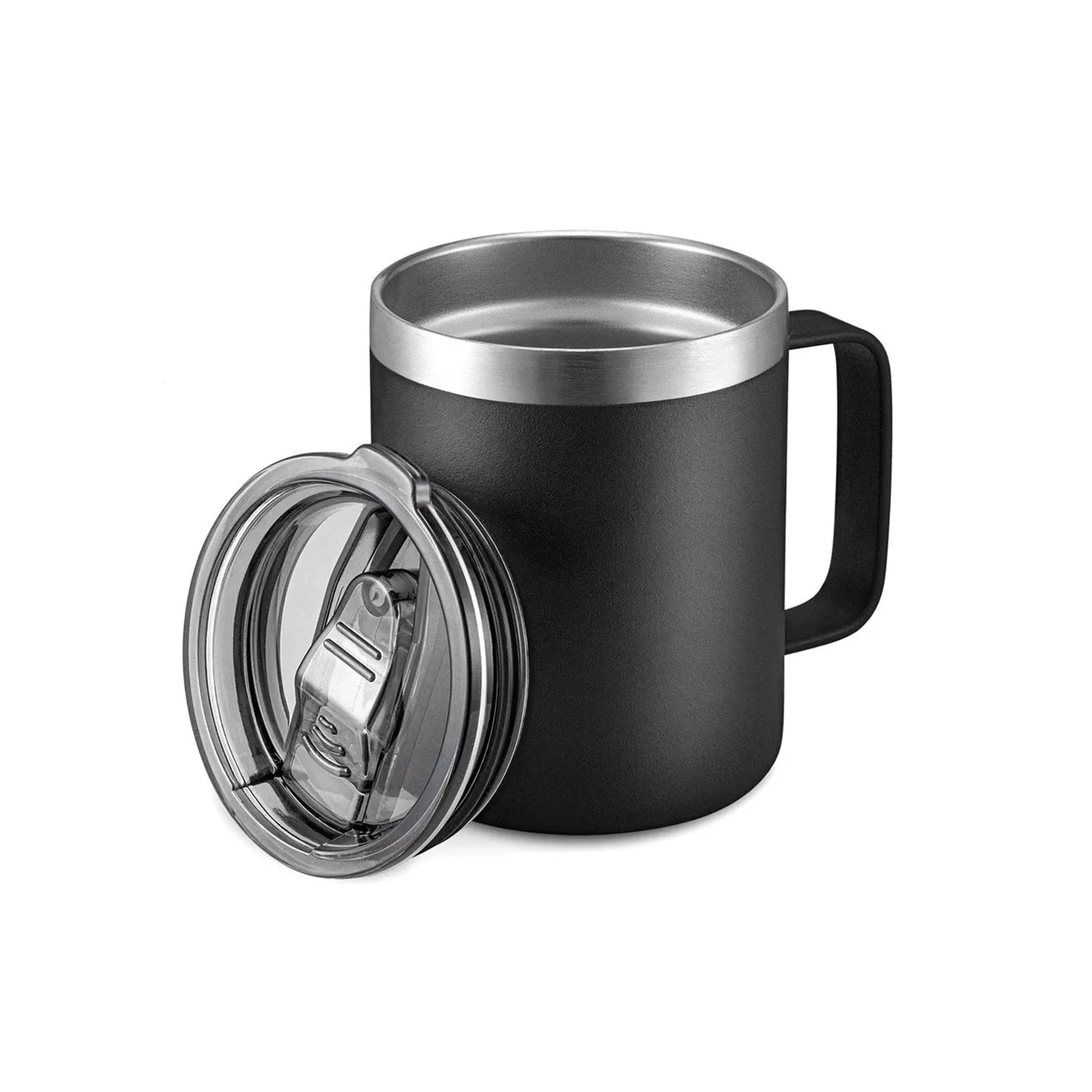 12oz Stainless Steel Insulated Coffee Mug with Handle 5