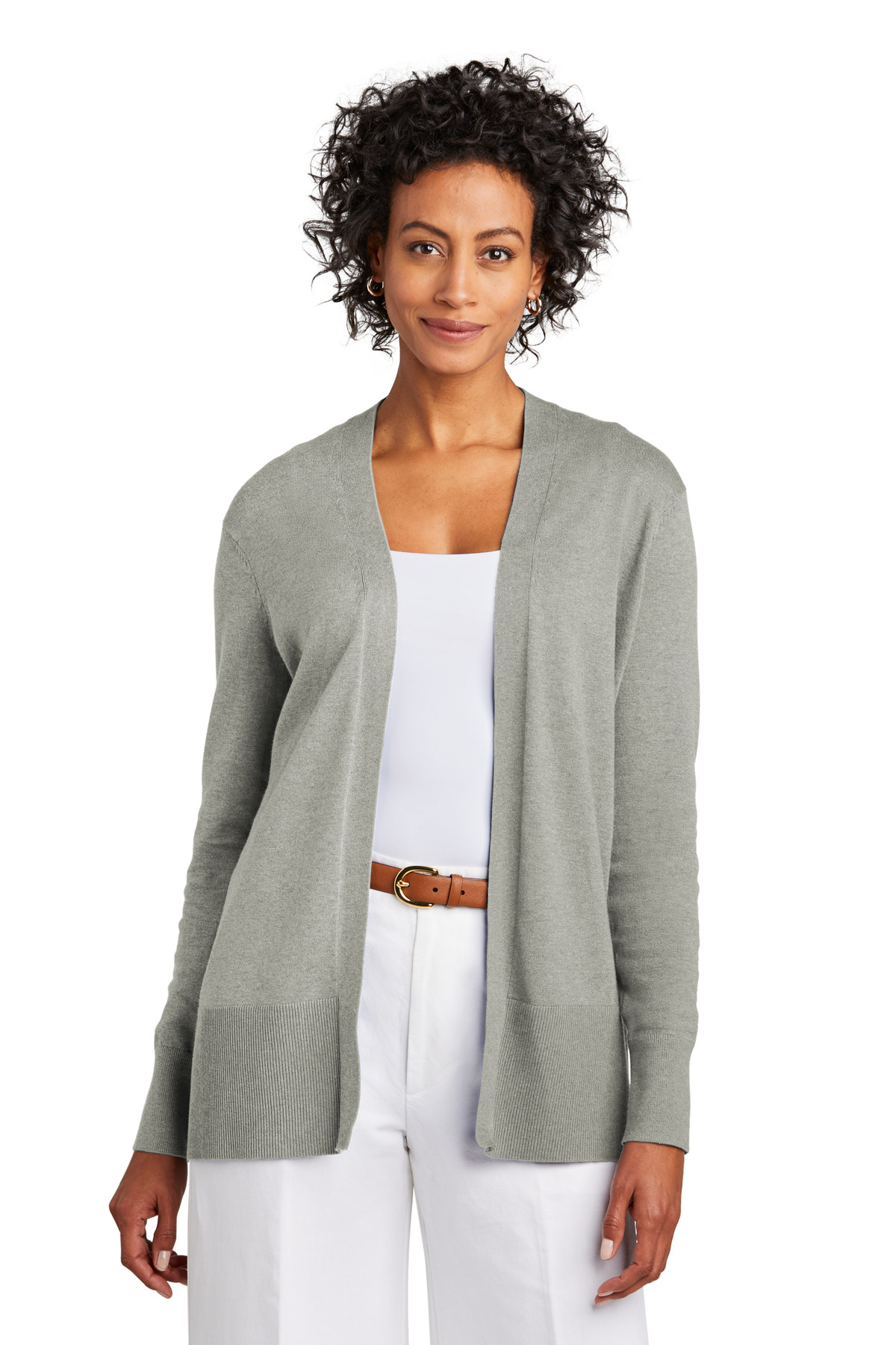 Brooks Brothers Women's Cotton Stretch Long Cardigan Sweater BB18403 33