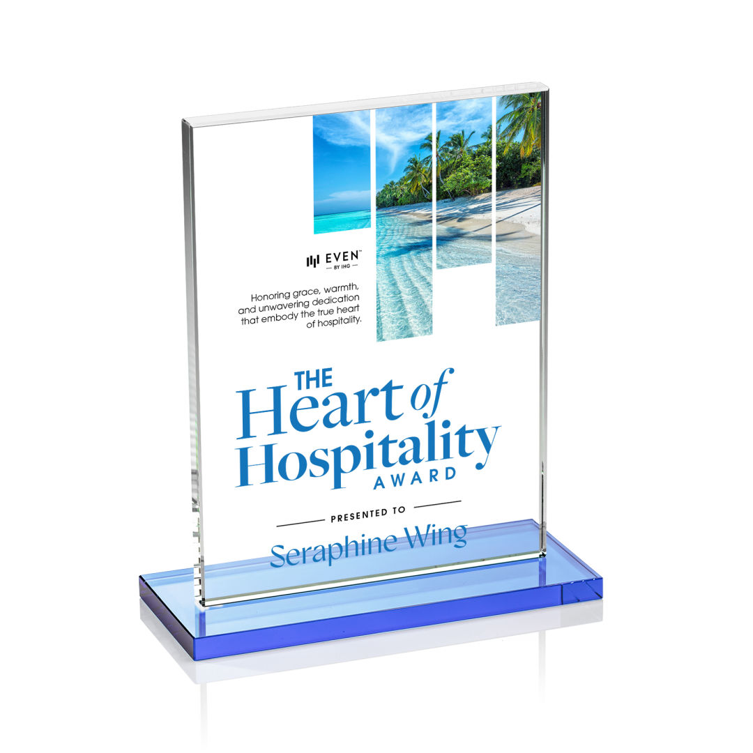 Emperor VividPrint™ Award - Sky Blue (Horiz) 14