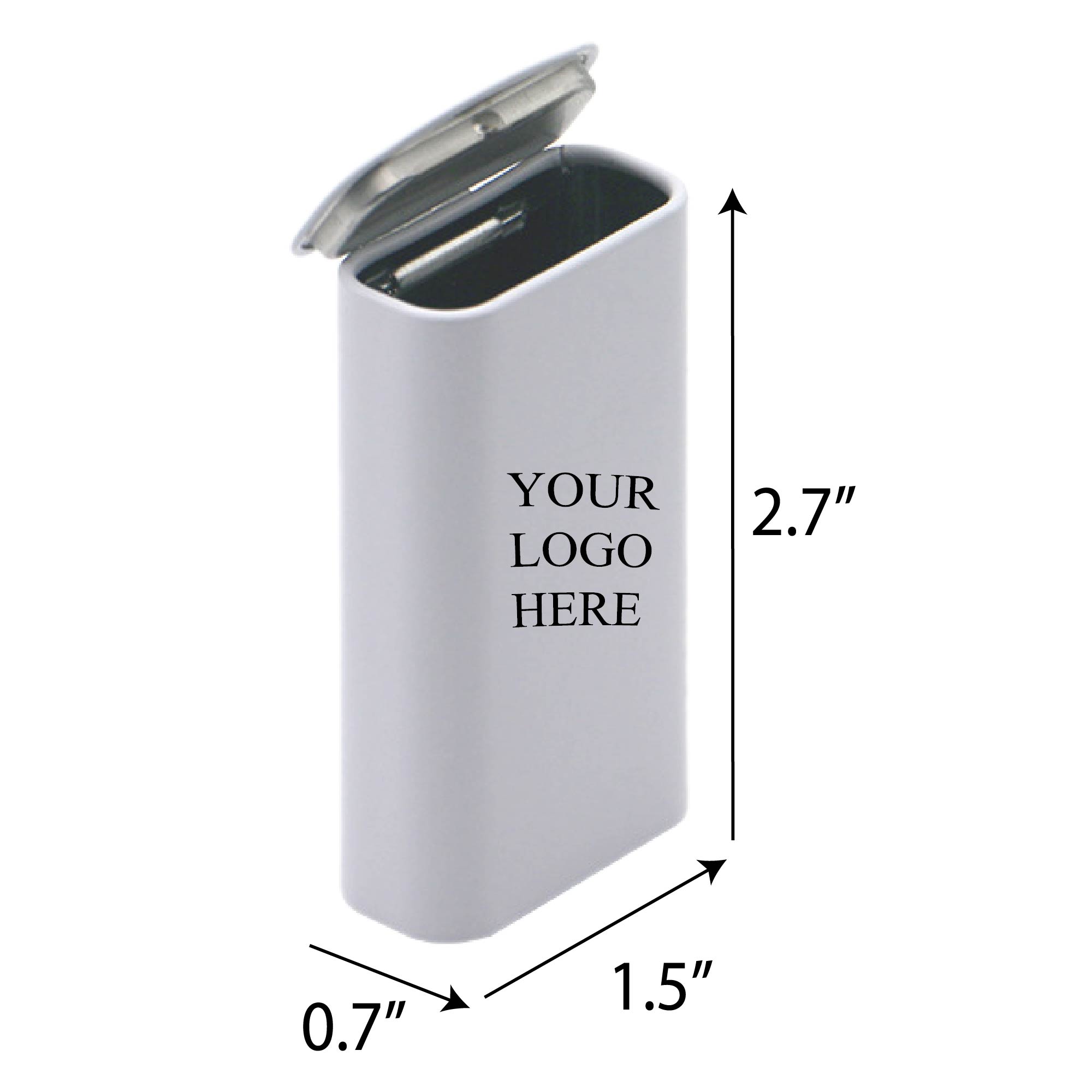 Rectangular Mint Tin with Hinge 1