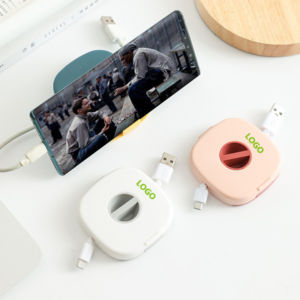 Headphone data cable storage 4