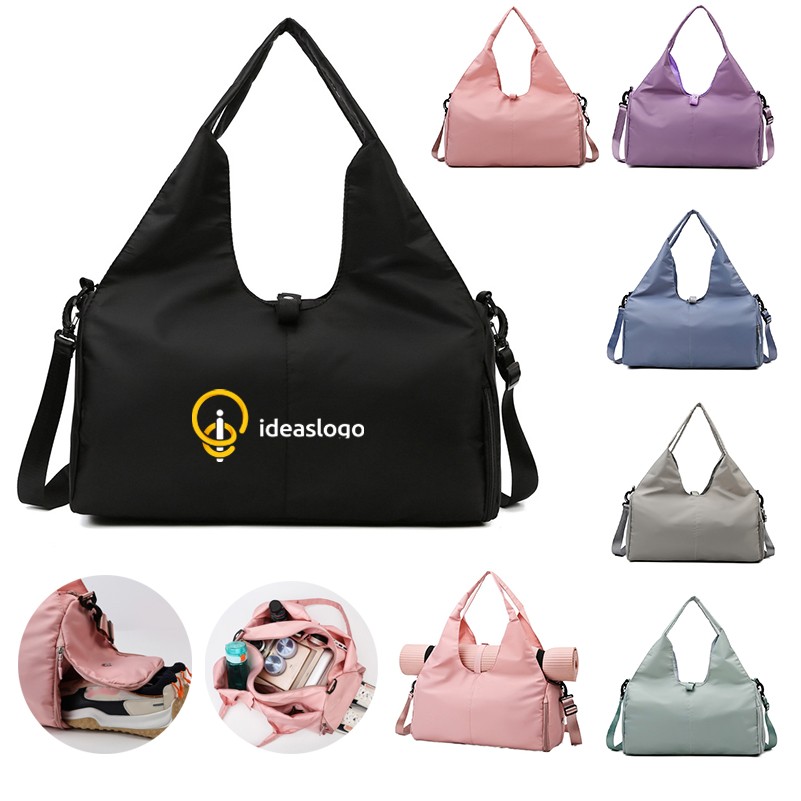 Waterproof Gym Duffel Tote Bag with Yoga Mat Holder 2