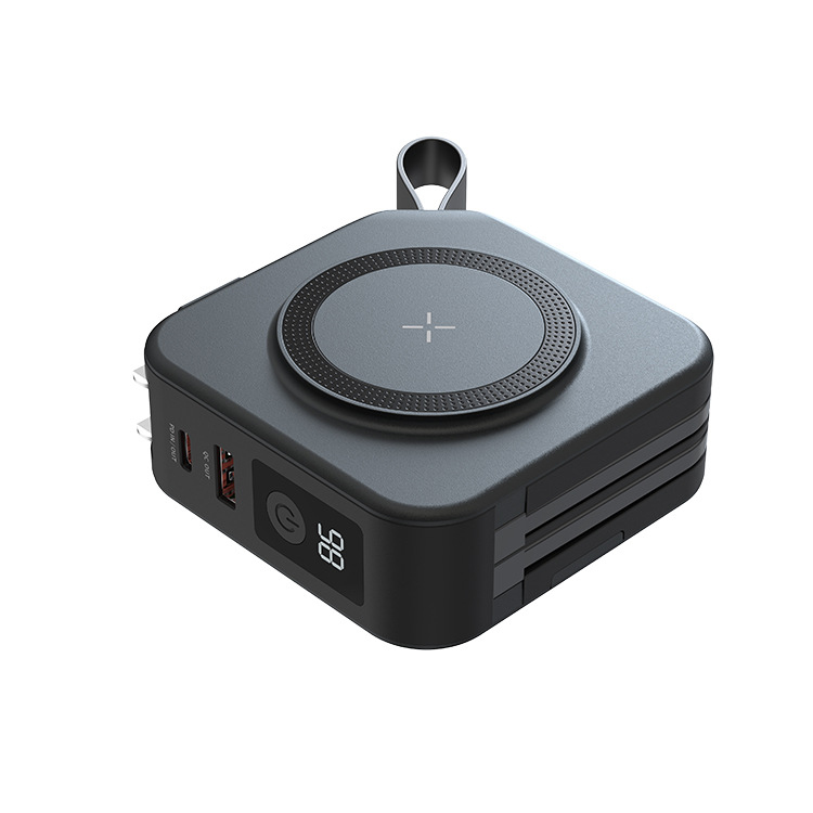 PD 22.5W Fast Charger 10000mAh MagSafe Wireless Power Bank with AU/EU/UK/US Adapters 10