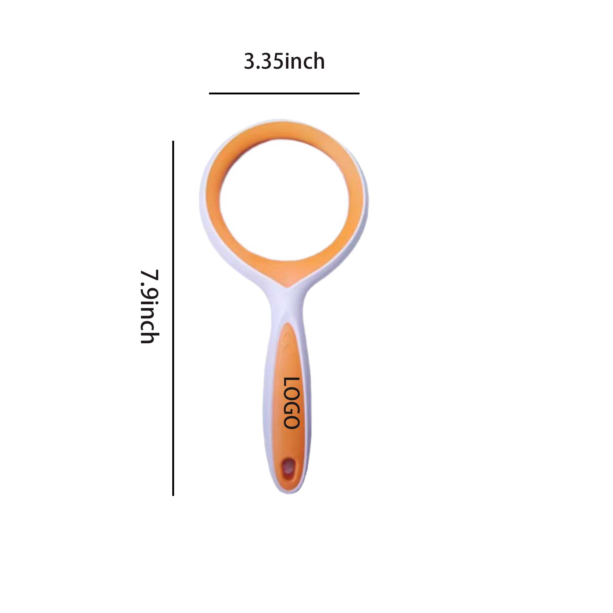 10X Rubber Handheld Reading Magnifier 1