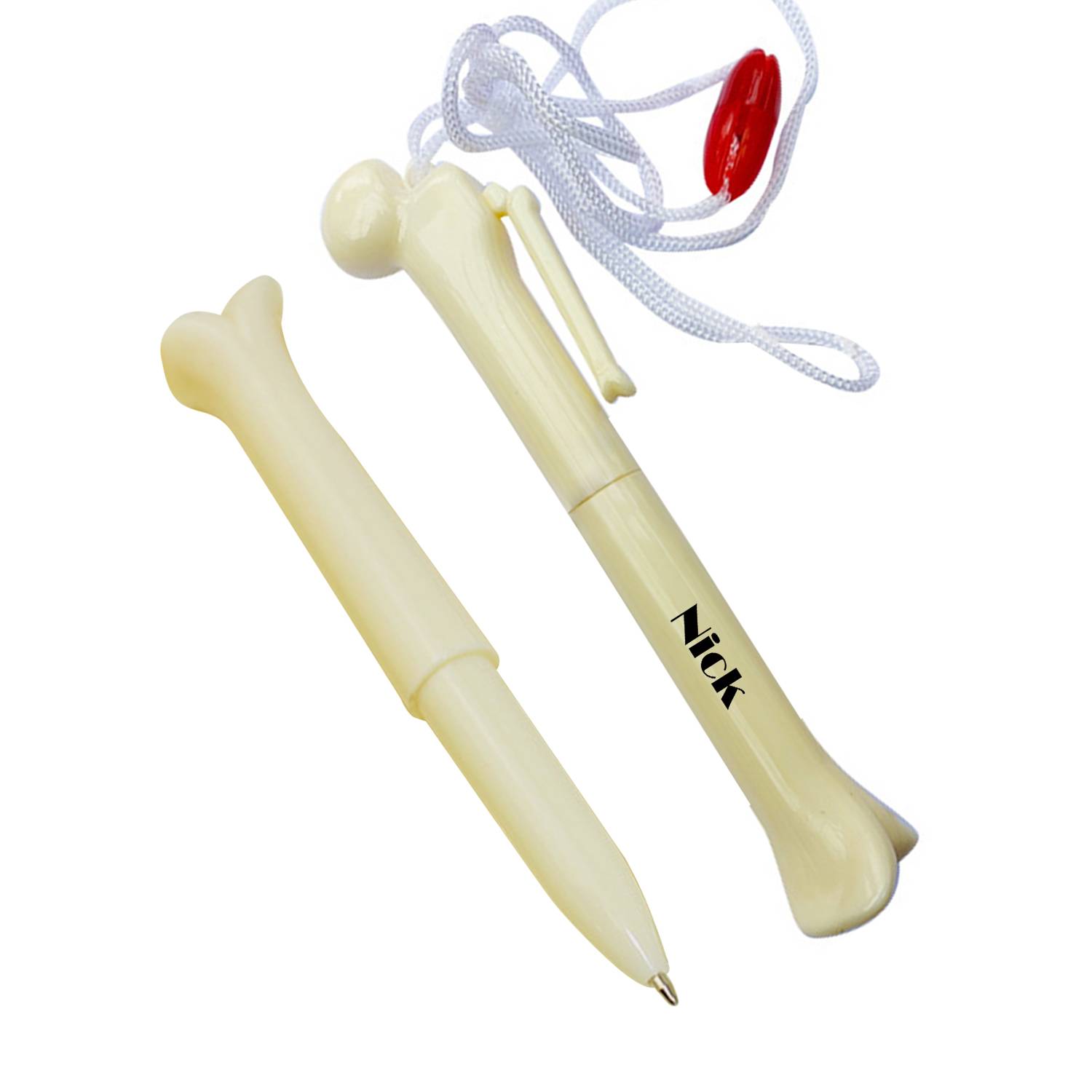 Bone Ballpoint Pen Creative Quirky with Lanyard for Students 8