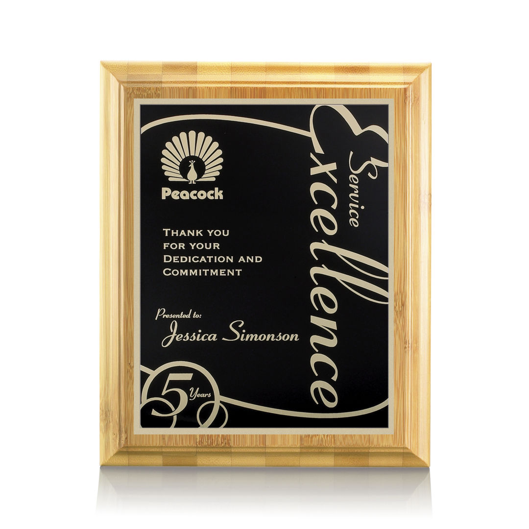 Bamboo/Marietta Plaque - Black 6