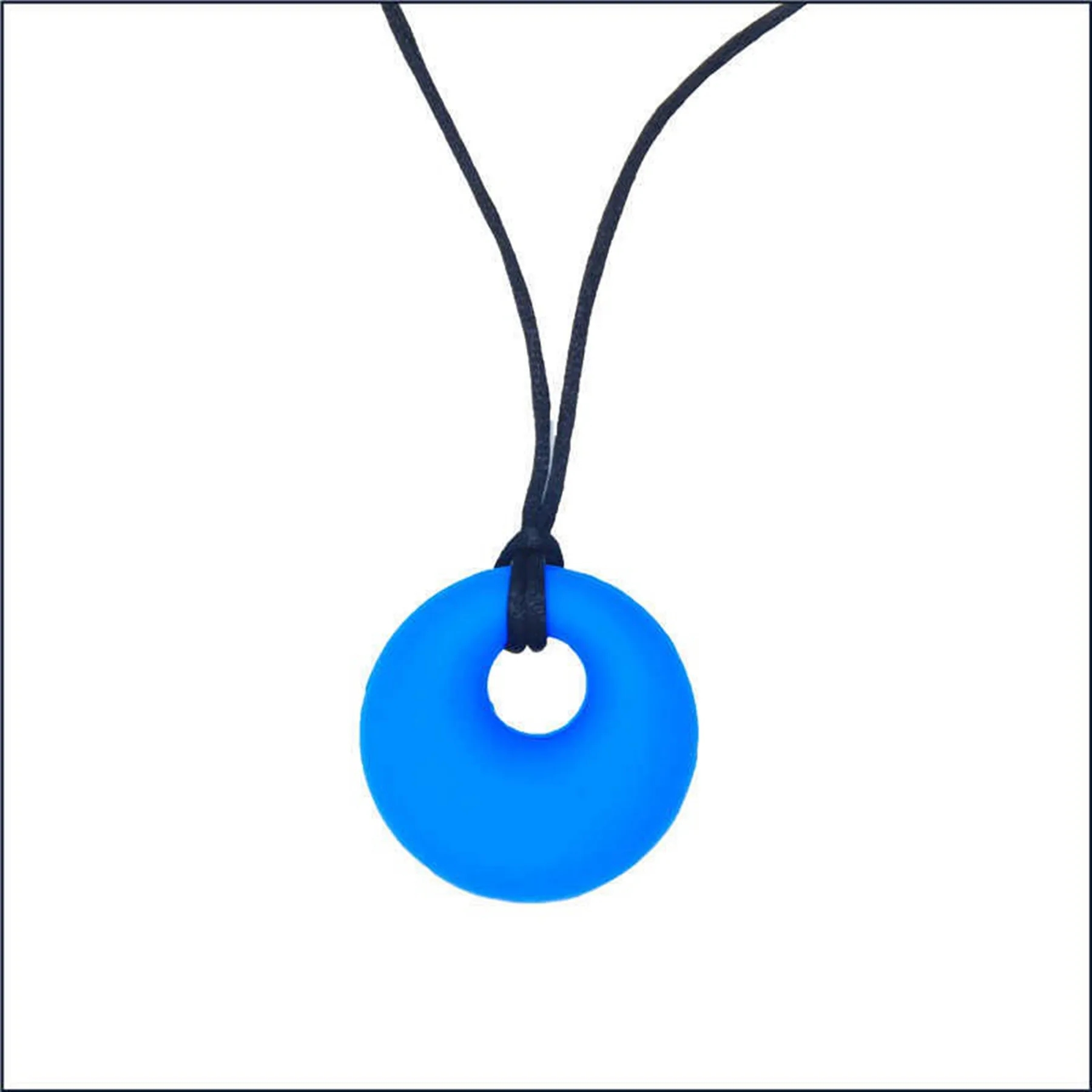 Round Silicone Chewy Toy Pendant 6
