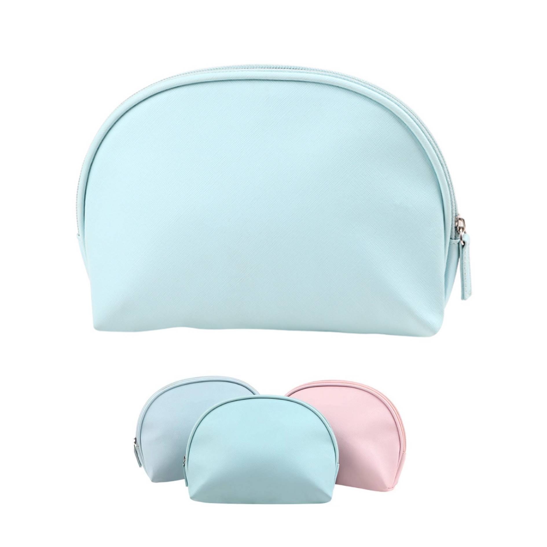 PU Leather Shell Shape Toiletry Bag 3