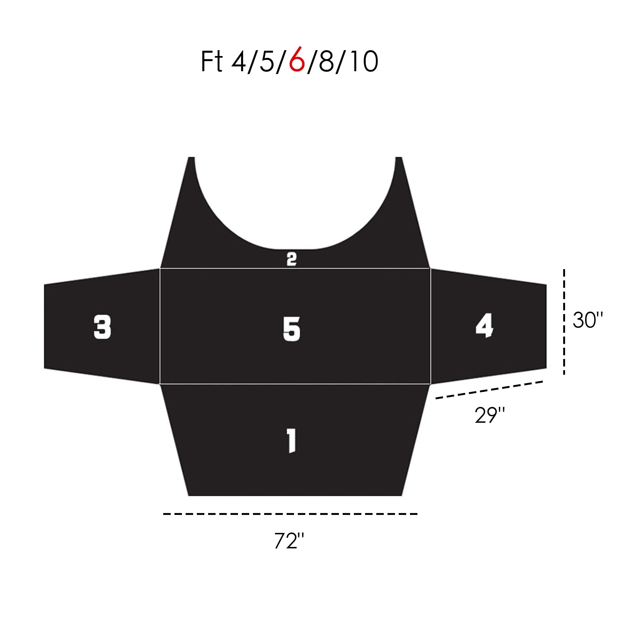 6FT Customized Table Cloth 3